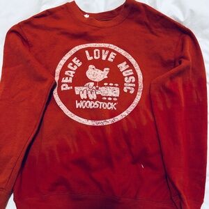 Woodstock Red Sweatshirt NEW